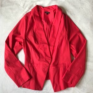 Torrid Hot Pink Open Front Pocketed Blazer